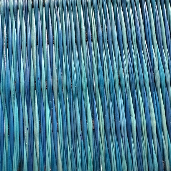 Baskets of Cambodia! Mini Kiri Wave Bag in Baby Blue - Picture 3 of 11